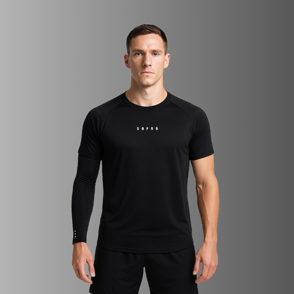 SPR.11 THE JERA TECHNICAL SPORTS TSHIRT FOR MEN (BLACK)