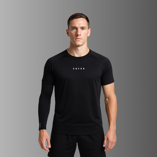 SPR.11 THE JERA TECHNICAL SPORTS TSHIRT FOR MEN (BLACK)