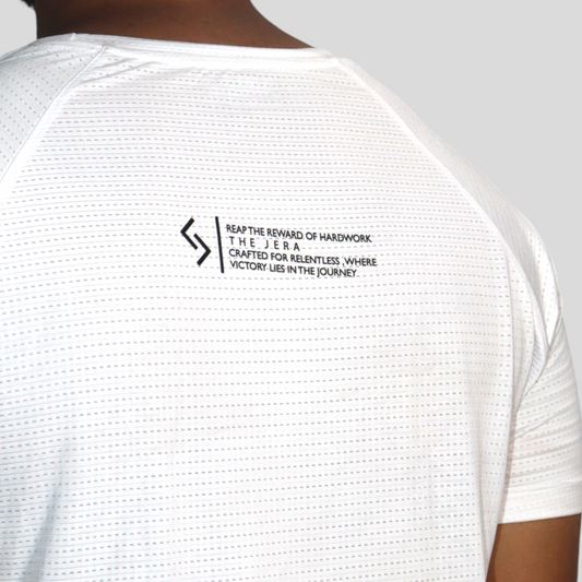 SOPRO "THE JERA" SPORTS TSHIRT FOR MEN IN WHITE COLOR