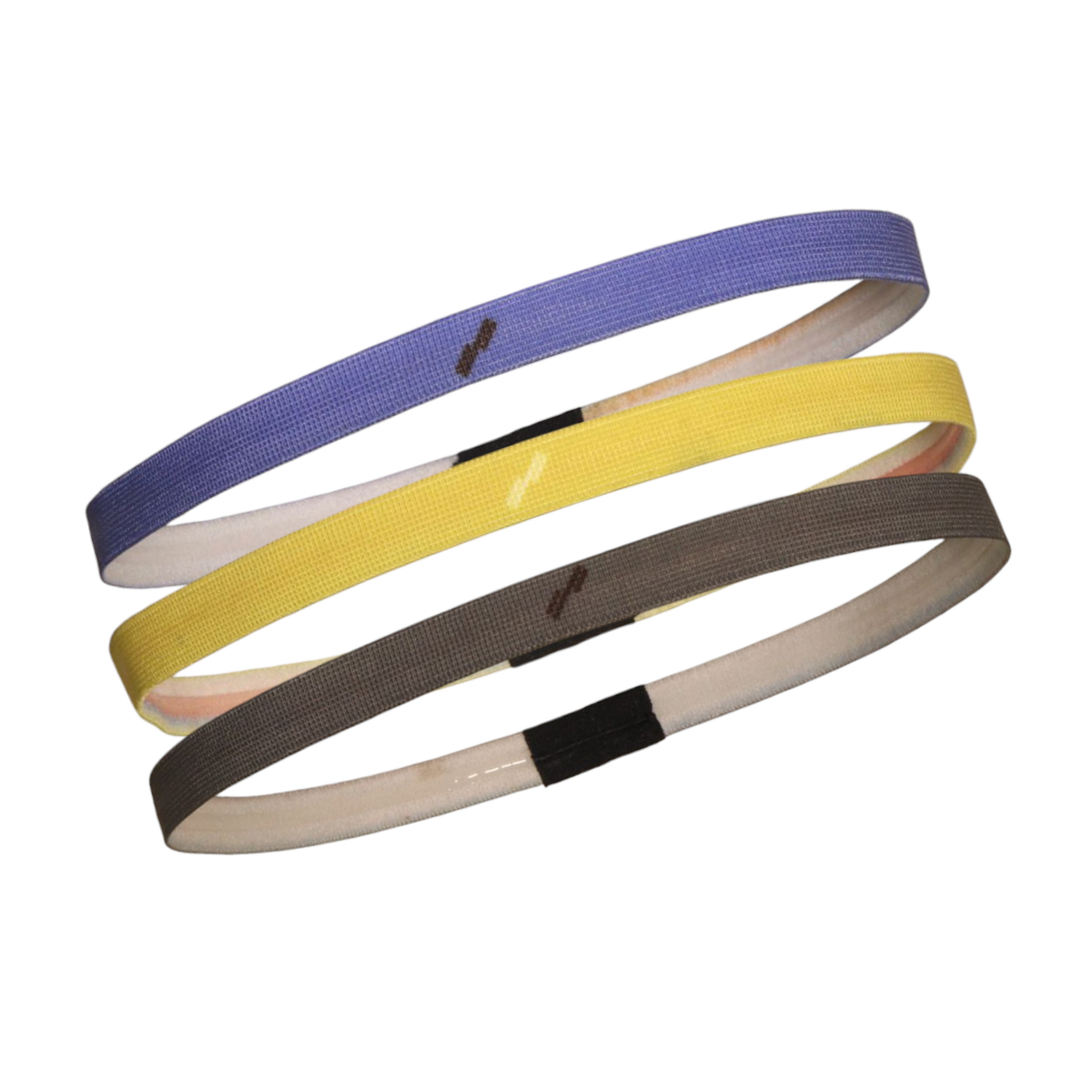 SOPRO MULTICOLOR ELASTIC HEADBAND SET OF 3 BANDS