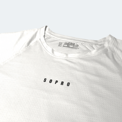 SOPRO "THE JERA" SPORTS TSHIRT FOR MEN IN WHITE COLOR