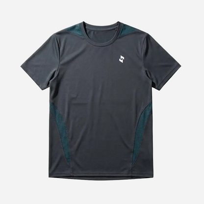 FLAT LAY IMAGE OF SOPRO COREFLEX GRAPHITE TSHIRT