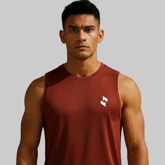 SPR.20.1 FLOWTECH TANK TOP FOR MEN (Rust)
